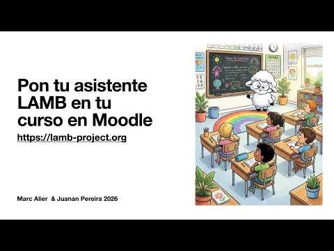 lamb 101-3 Pon tu asistente LAMB en tu curso en Moodle