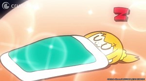 Reason why I'm always late. Bed-kun won't let me go. | Pop Team Epic