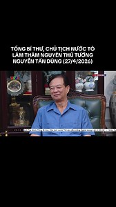 Tổng Bí thư Tô Lâm thăm nguyên Thủ tướng Nguyễn Tấn Dũng