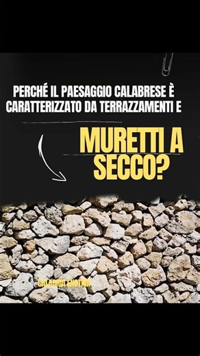 Dry stone wall🪨 #calabria #construction #tradition