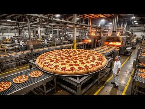 Inside the World's Largest Pizza Factory: 4 Million Pizzas Every Week | Full Process