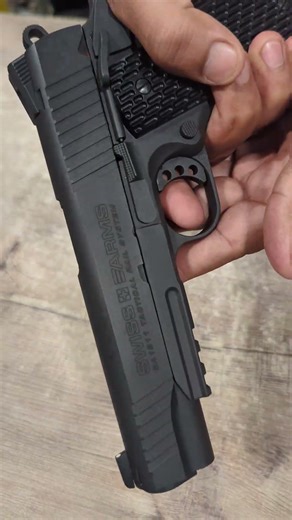 Swiss Arms SA 1911: The Best 1911 You Can’t Buy #airsoft #shortsfeed #gunreview #swissarms #shorts