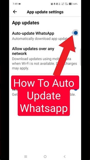 How To Auto Update Whatsapp