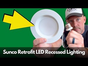 Sunco Retrofit LED Recessed Lighting review (EASY install!)