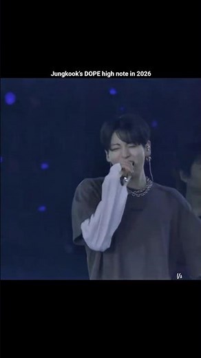 Jungkook’s effortlessly hitting DOPE high note in 2026 🔥