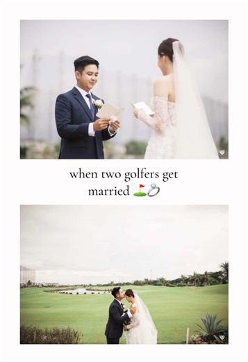 amorphotoworks (@amorphotoworks) - Golfers' Wedding: A Hole-in-One Celebration
