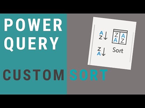 Custom Sort with Power Query