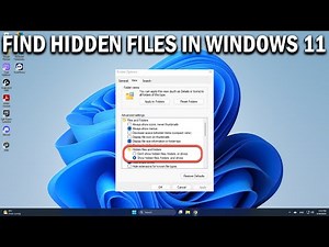 How To Find Hidden Files on Windows 11 - Easy Fix