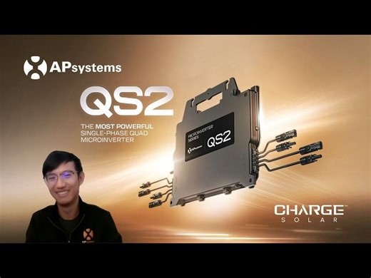 Chris Ling on APsystems QS2 Quad Microinverter Features | Charge Solar posted on the topic | LinkedIn