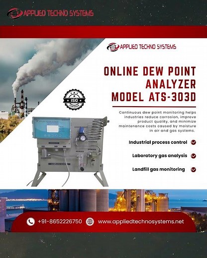 ATS-303D Online Dew Point Analyzer | Industrial Moisture & Dew Point Monitoring System