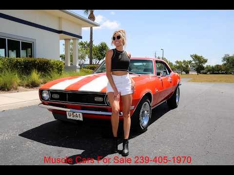 1968 Chevrolet Camaro $49,500 WWW.MUSCLECARSFORSALE.COM