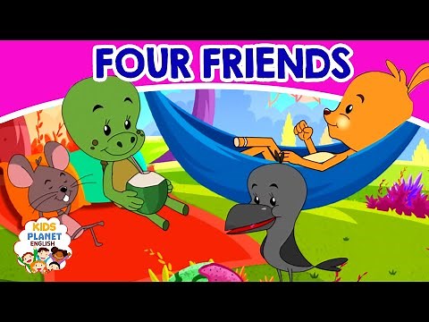 FOUR FRIENDS Story In English | Fairy Tales In English | Bedtime Stories | English Cartoons