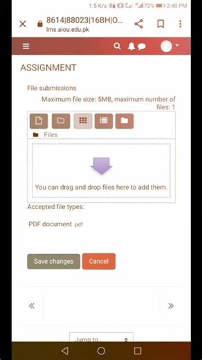 HOW WE UPLOAD ASSIGNMENTS OF AIOU ON LMS PORTAL|LMS|ASSIGNMENTS