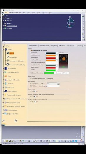090 background color change tutorial in #catia a