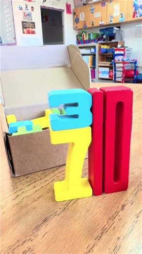 How These Colorful Blocks Teach Kids Real Math Skills #toddlers #learning #shorts