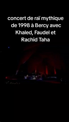 Mythical Raï Concert with Khaled: A 1998 Retrospective