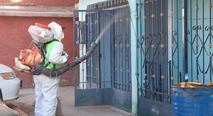 Sanitiza Municipio casas donde hubo covid