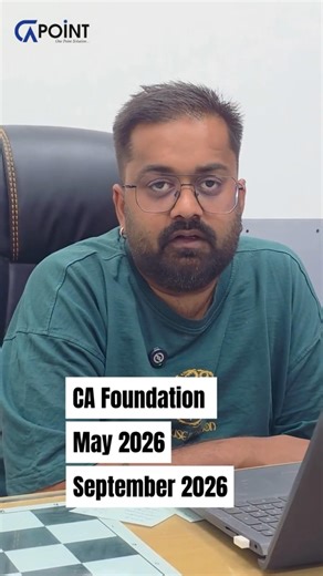 How to Crack CA Foundation June/Dec 26 in ONE Attempt! 🏆 #capoint