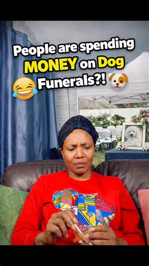 People Are Spending MONEY on Dog Funerals?! 😭🐶 #comedyshorts #dog