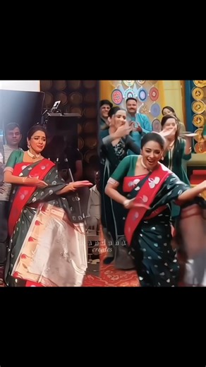 Rups~Bandu on Instagram: "BTS part + onscreen 🤌🏻♥️ #rupaliganguly #anupamaa #reelitfeelit @rupaliganguly"