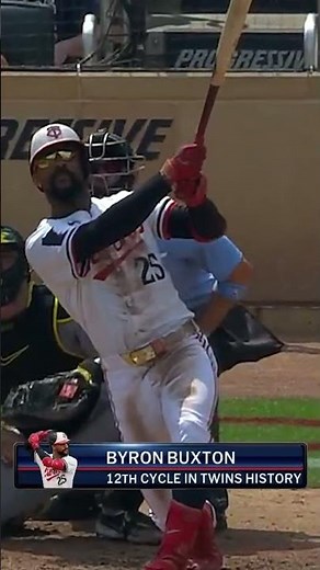BYRON BUXTON HOMERS TO COMPLETE THE CYCLE ON HIS BOBBLEHEAD DAY 🤯