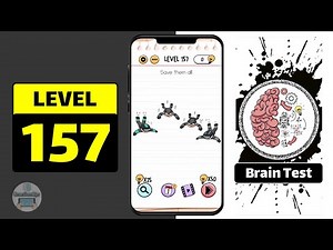 Brain Test Level 157 Walkthrough