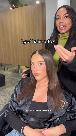 Hair botox is where its at @Brazilian Keratin Treatment #keratintreatment #hairbotox #nanoplastia