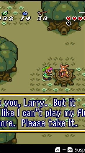 Dark World – Giving the Flute to the Flute Boy – A Link to the Past #zelda #flute #lttp