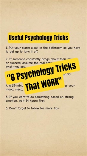 "6 Useful Psychology Tricks You Should Start Using Today"#psychologytricks #mindhacks #alphafacts
