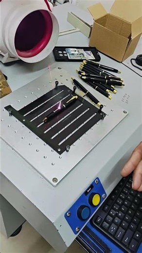 pen printing machine #machine #factory #laser