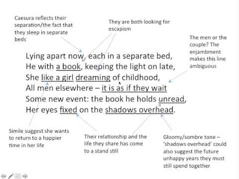 Analysis of 'One Flesh' by Elizabeth Jennings