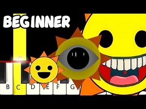 Mr Sun in 100 Phases (Sprunki) - Piano Tutorial