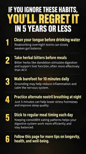 5 Simple Daily Habits for Better Health & Wellness | Start Today