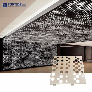 [Hot Item] Office Ceiling Design External Laser Cutting 2.0mm Aluminium Perforated Cladding Panels
