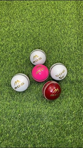 Cricket Leather Ball Colours Explained | Red vs White vs Pink Ball 🥎 #cricketball #leatherball