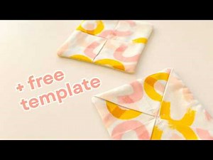 Scrap Fabric? Make These Folded Coasters Today