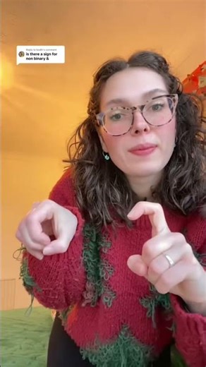 How to sign Non Binary and Queer in British Sign Langauge #bsl #signlanguage #britishsignlanguage
