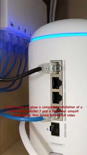 UniFi Dream Router 7 + UCI | Installed Setup Preview