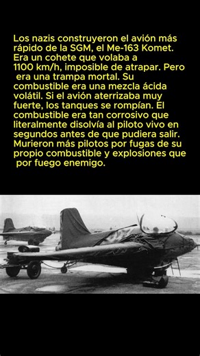 El Avión que Derretía a sus Pilotos #WW2