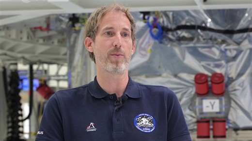 ESA’s third European Service Module at NASA’s Kennedy Space Center