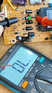 How to find a short rectifier diode using a buzzer meter #tutorials #check #diode #rectifier #psu #led #tv | Andi Distorsing