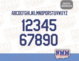 Los Angeles Baseball Team SVG Font: Jersey Letters & Numbers (digital Cut File) - Etsy
