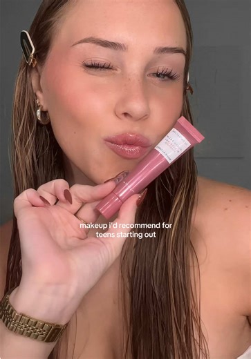 Beginner makeup routine I’d recommend for teens starting out 🫶🏼 #makeup #beginnermakeup #beautytips #4upage #fypシ