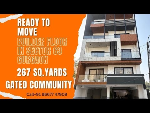 Beautiful 3BHK Builder Floor Tour | 267 Sq Yd | Gated Living