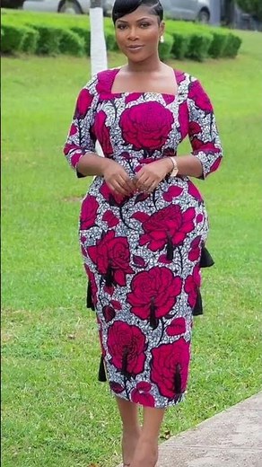 Gorgeous and Adorable African kitenge designs | Long Gown #kitenge #africanfashion