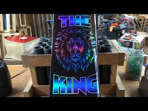 The King canister shells by Fisherman Fireworks