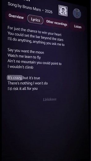 Risk It All Lyrics by Bruno Mars