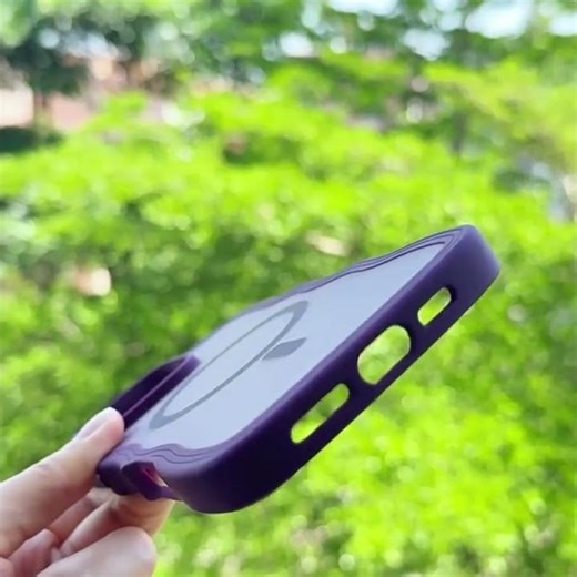 D95 Large-Wave Skin-Touch Magnetic Phone Case #smartphone