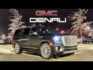2021 GMC Yukon Denali // NIGHT REVIEW - In-Depth Look at Exterior and Interior!