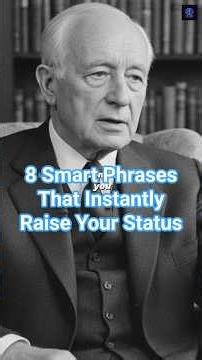 8 Smart Phrases That Instantly Raise Your Status #stoicism #psychology #motivation